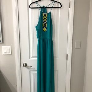 Long chiffon dress